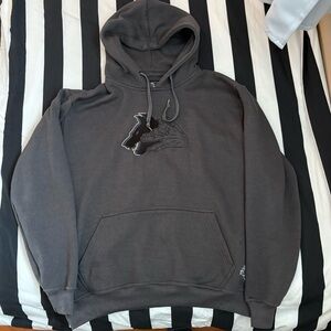 steady hands jjk jujutsu kaisen megumi dogs handmade embroidered anime hoodie